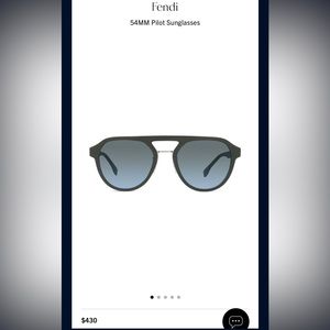 Fendi Pilot Sunglasses……..only wore once